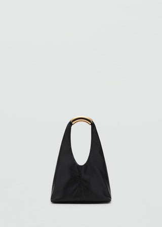 Bolso de Mano con Asa Metálica