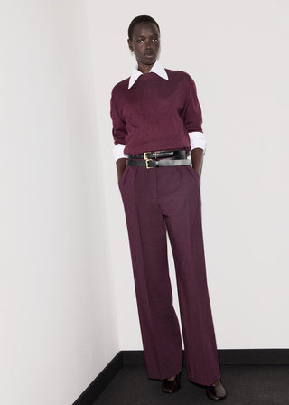 Sudadera con Cuello Redondo de Punto