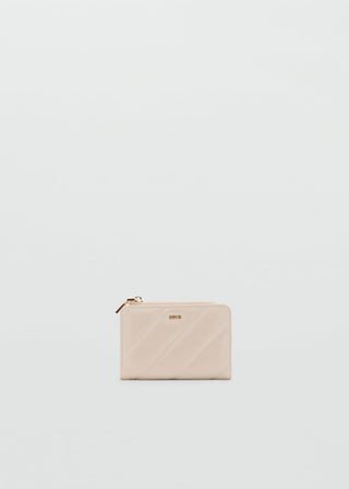 Billetera Pequeña Acolchada con Logo