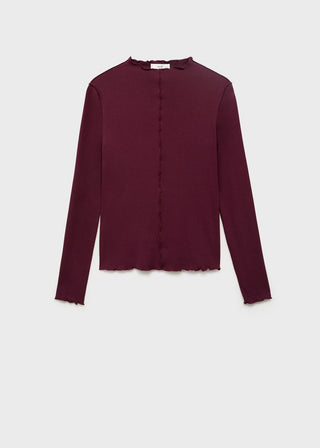 Camiseta Manga Larga Detalle Costuras