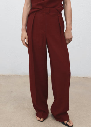 Pantalón Talle Alto con Pinzas