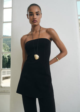 Blusa de Punto Escote Palabra de Honor