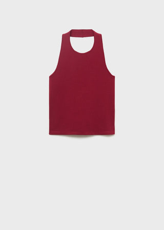Blusa de Punto con Detalle Aro