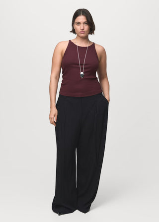 Blusa sin Mangas de Canalé