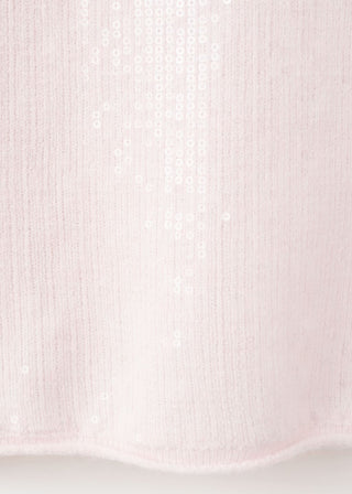 Sudadera Manga Corta con Lentejuelas