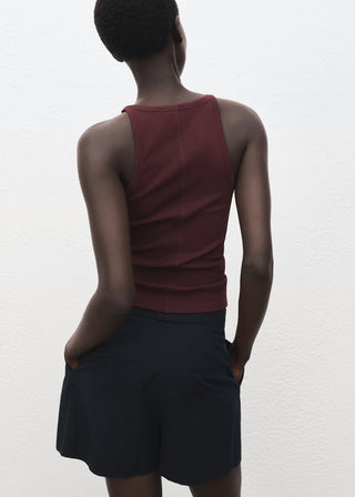 Blusa sin Mangas de Canalé