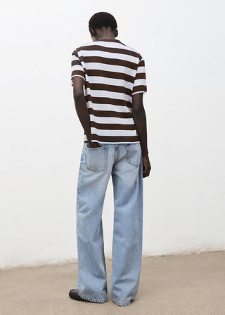 Camiseta Manga Corta Estampado Rayas