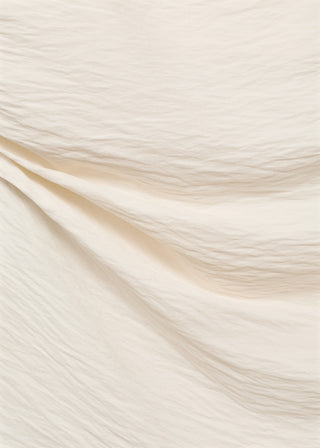 Blusa Manga Corta con Cuello Asimétrico