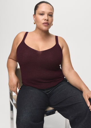 Blusa de Punto con Cuello V