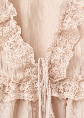 Blusa Manga Larga con Escote Pico