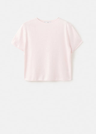 Sudadera Manga Corta con Lentejuelas