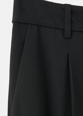 Pantalón Wide Leg con Detalle Plisado