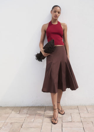 Blusa de Punto con Detalle Aro