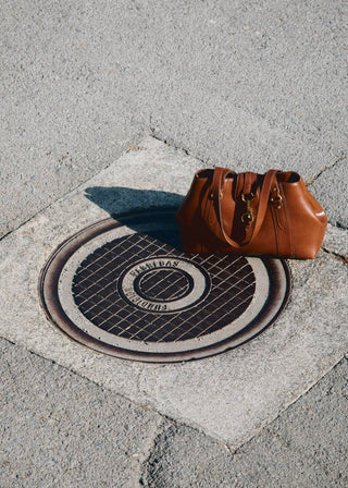 Bolso de Hombro Grande Cierre Gancho