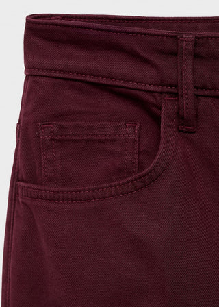 Jeans Wide Leg Talle Alto con Bolsillos