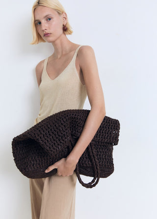 Blusa de Punto con Cuello V