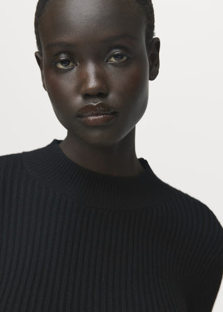 Sudadera Peplum Cuello Redondo