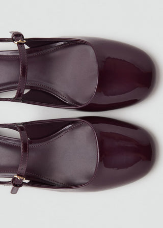 Zapato de Tacón Efecto Charol