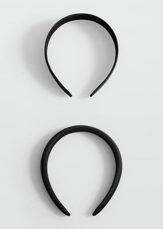 Set 2 Diademas Satinadas
