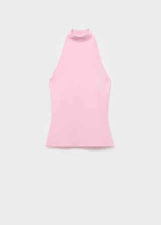 Blusa Cuello Halter con Espalda Abierta