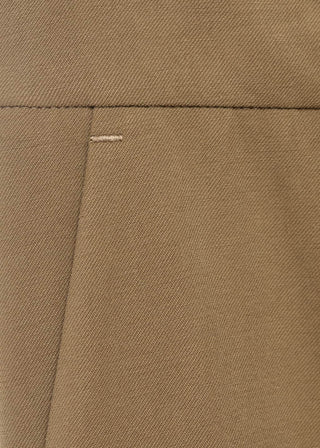 Pantalón Recto Talle Medio con Bolsillos