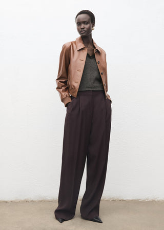 Camiseta de Punto con Detalle Encaje