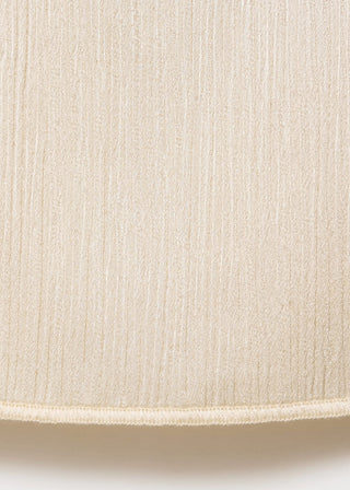 Blusa sin Mangas con Tejido Plisado