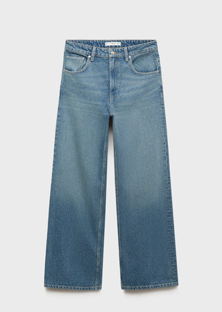 Jeans Corte Recto Talle Medio