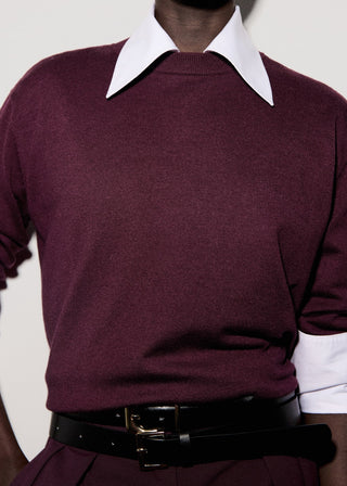 Sudadera con Cuello Redondo de Punto