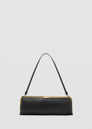 Bolso de Mano con Cierre Metalizado