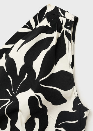 Vestido Corto Cuello Asimétrico