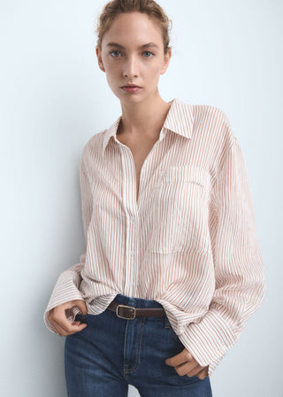 Jeans Flare Talle Alto con Bolsillos