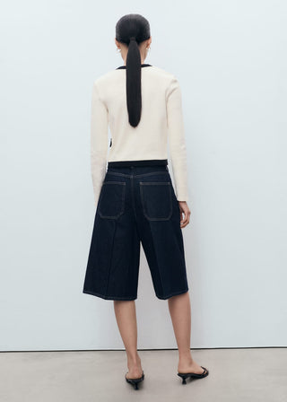 Cárdigan con Detalle en Contraste