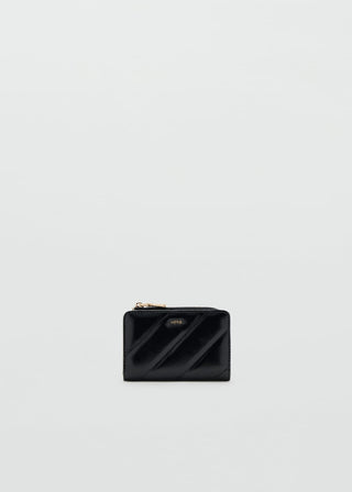 Billetera Pequeña Acolchada con Logo