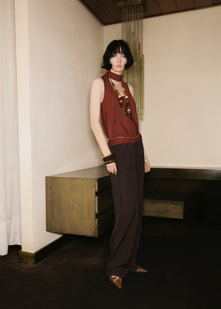 Blusa con Escote Fular