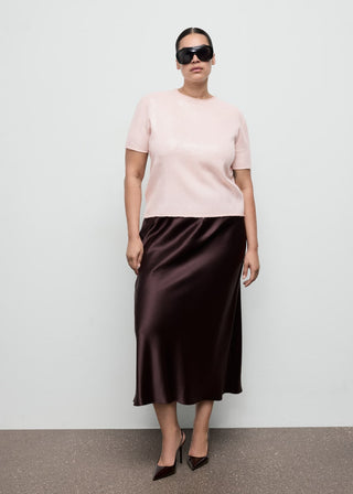 Sudadera Manga Corta con Lentejuelas