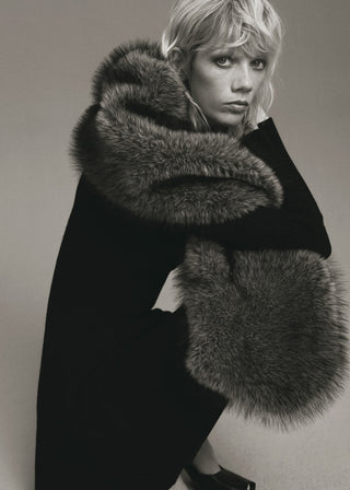 Vestido Manga Larga con Detalle Canalé