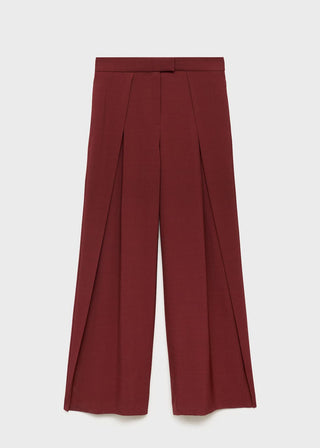 Pantalón Wide Leg con Pinzas Delanteras