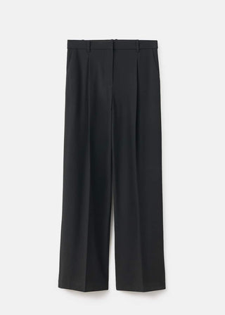 Pantalón Wide Leg con Detalle Plisado
