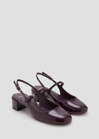 Zapato de Tacón Efecto Charol