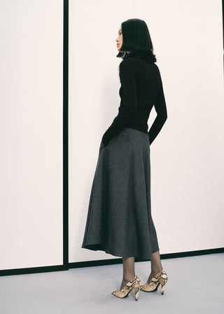 Cárdigan Ajustado con Detalle Pelo