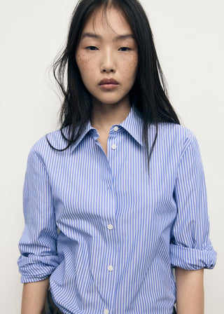 Camisa Manga Larga de Algodón