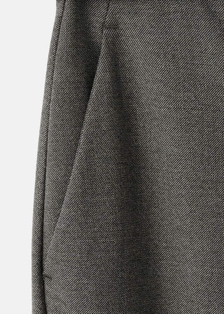 Pantalón Recto Talle Medio con Bolsillos