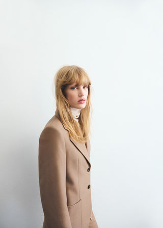 Blazer de Traje con Bolsillos