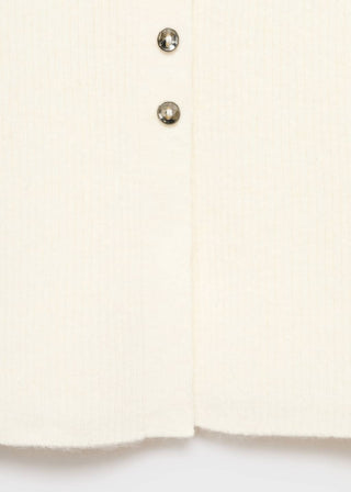 Cárdigan de Punto con Detalle Botones