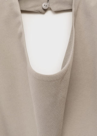 Blusa Asimétrica con Espalda Abierta