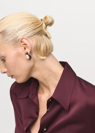 Camisa Manga Larga Tejido Satinado