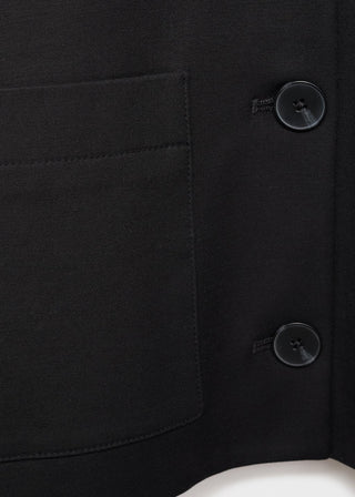 Chaqueta Crop con Bolsillos Delanteros