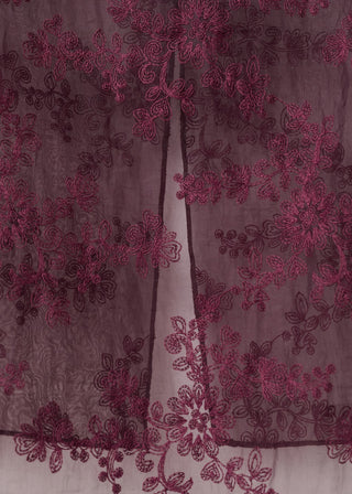 Blusa de Tirantes Transparente con Bordado