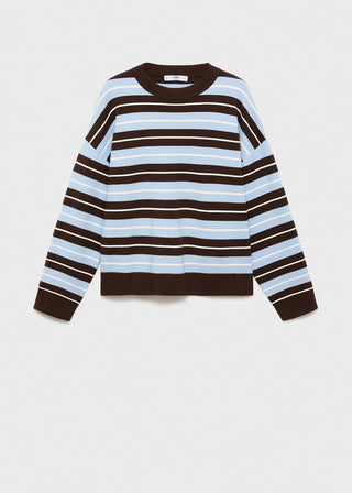 Sudadera Oversize Estampado de Rayas